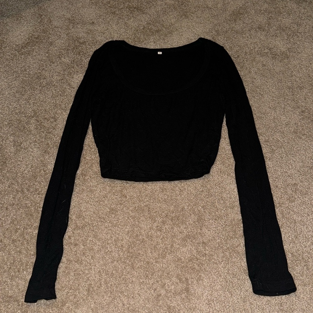 Black Crop Top